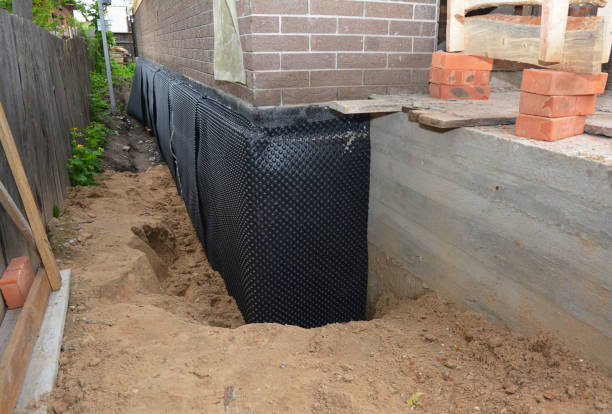 SJ Waterproofing Pros technician performing targeted Crawl Space Encapsulation assessment in Milmay, NJ